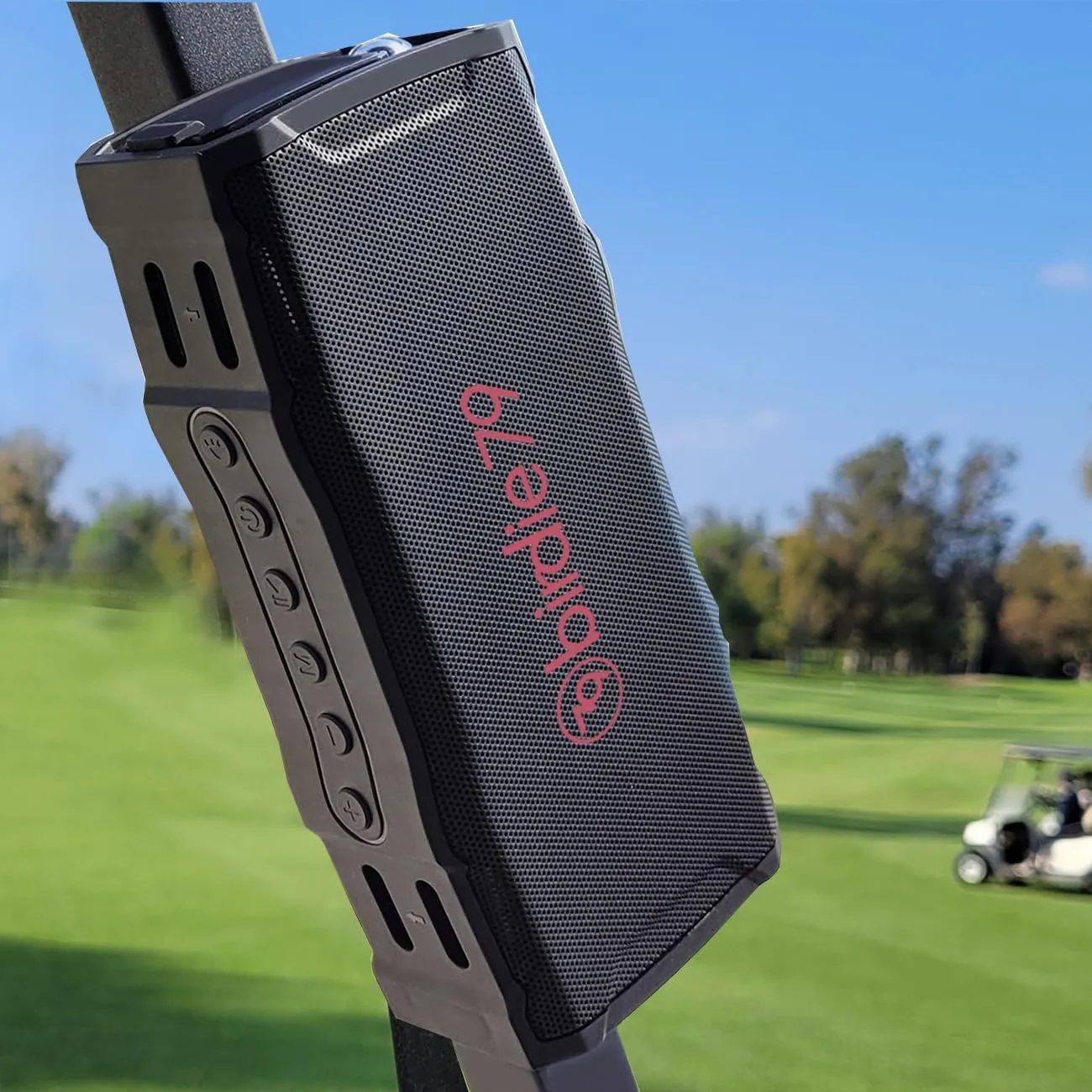 Portable Golf Cart Speaker | Magnetic Bluetooth | 36-Hour Playtime | 30W Loud & Clear Stereo Sound | IPX7 Waterproof & Shockproof | Built-in LED Flashlight & Power Bank (X8)