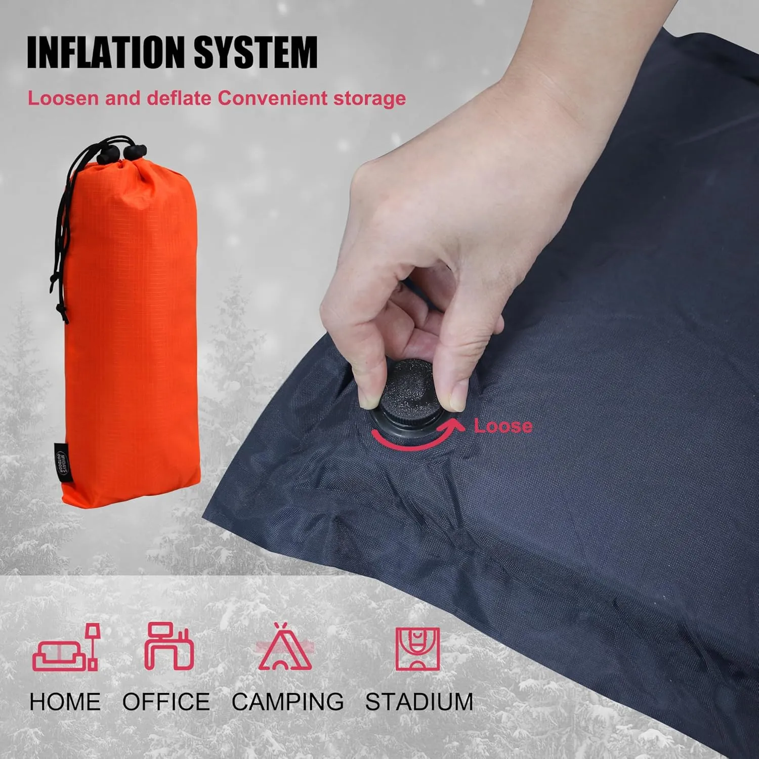 Portable Heated Seat Cushion,Heated Stadium Seats for Bleachers,Waterproof Heated Seat Pad