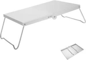 Portable Mini Folding Beach Table Lightweight Camping Table for Picnics Barbecues Outdoor Activities Heat Resistant Small Laptop Tray Easy to Carry