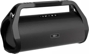 Portable Outdoor Wireless Speaker, Max 120W Loudspeaker Boombox with Bluetooth 5.3, True Wireless Stereo (TWS) Pairing, Powerful Bass , 20H Playtime, Ideal for Beach, Pool Parties, Camping, Travel
