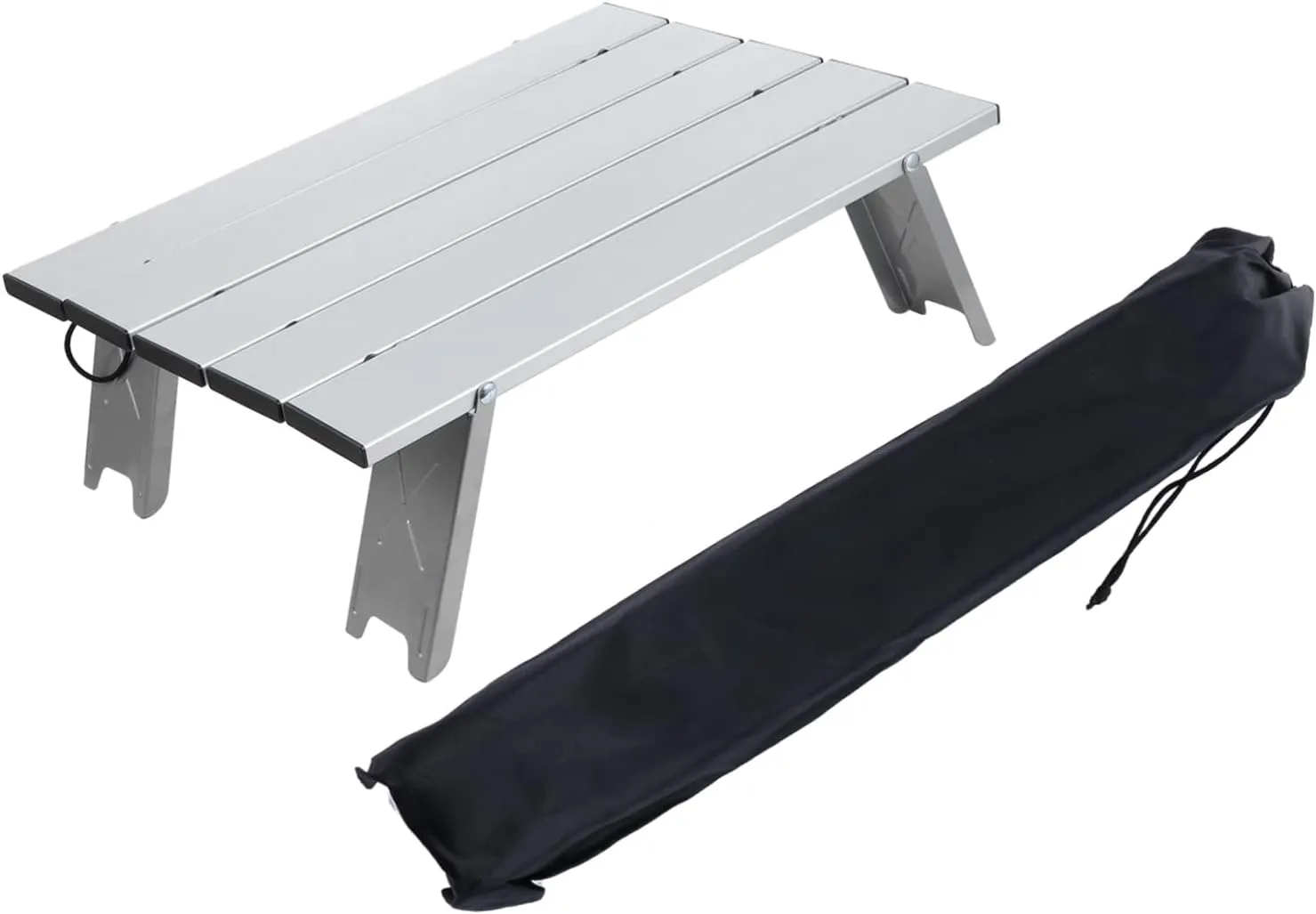 Portable Picnic Desk Foldable Camping Table Aluminum Alloy Outdoor BBQ Desk Easy to Set up
