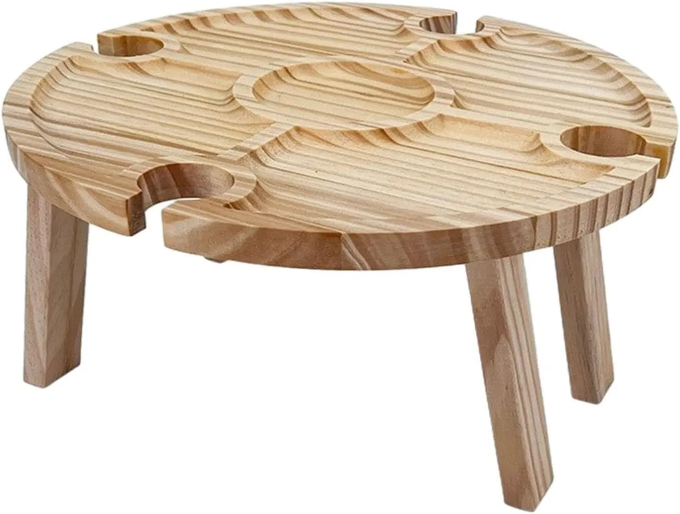 Portable Picnic Table Mini Picnic Table Foldable Camping Wooden Picnic Essentials Snack Tray Table Cooking Hiking Fishing Outdoor Camping Table Portable Camping Table Foldable Camping Table