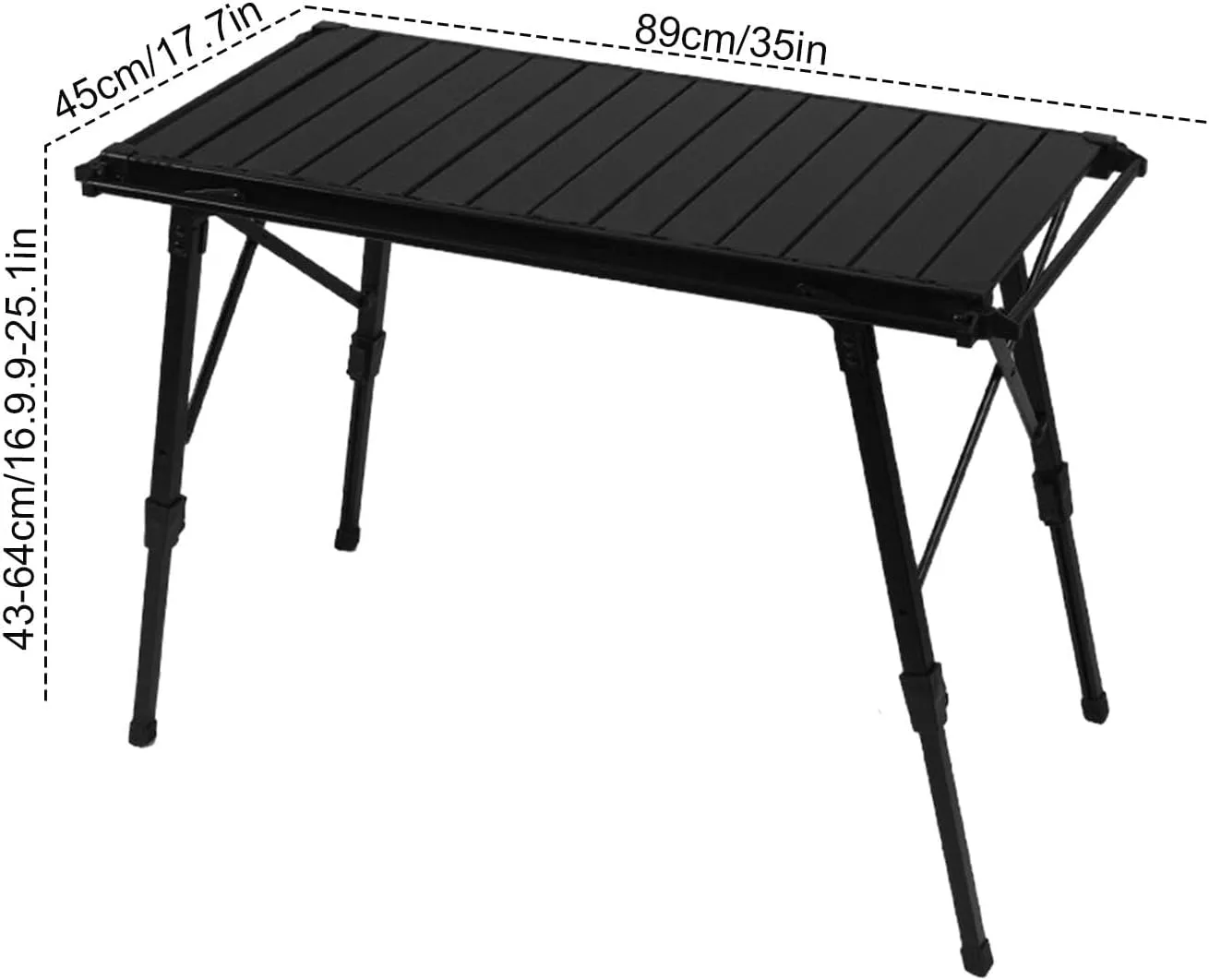 Portable Picnic Table, Travel Picnic Table, Adjustable Camping Table, Foldable Travel Table, Camping Accessories, Folding Legs Perfect for Camping, Beach, Outdoor Dinner Outdoor Picnic Ideal