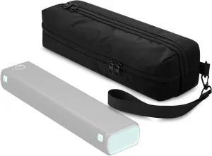 Portable Printer Case for JADENS Wireless Portable Printer, Travel Storage Bag Compatible with Phomemo M08F Portable Thermal Printers, Letter & A4 Parper and Cable (Case Only)