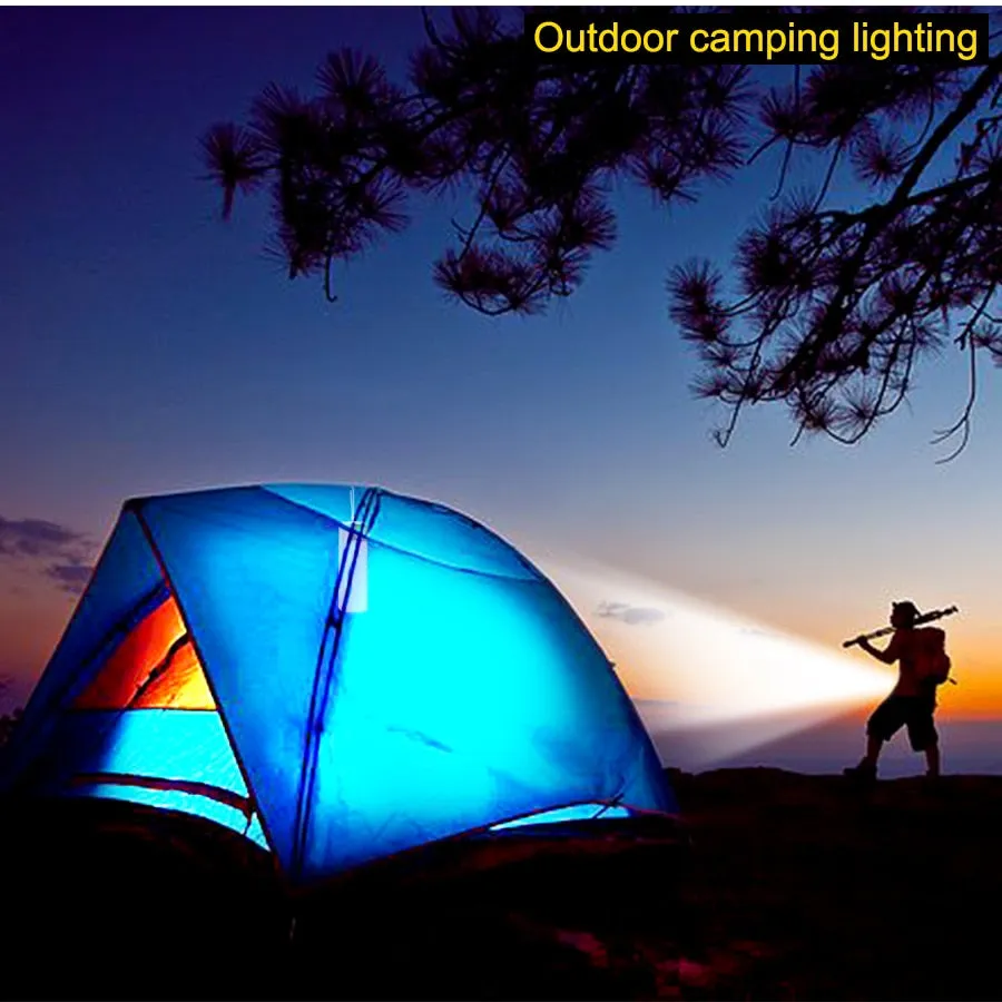 Portable Solar Flashlights Torches For Outdoor Activities