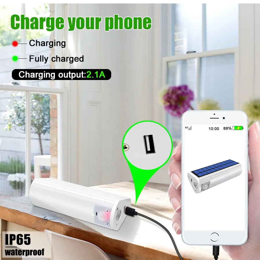 Portable Solar Flashlights Torches For Outdoor Activities