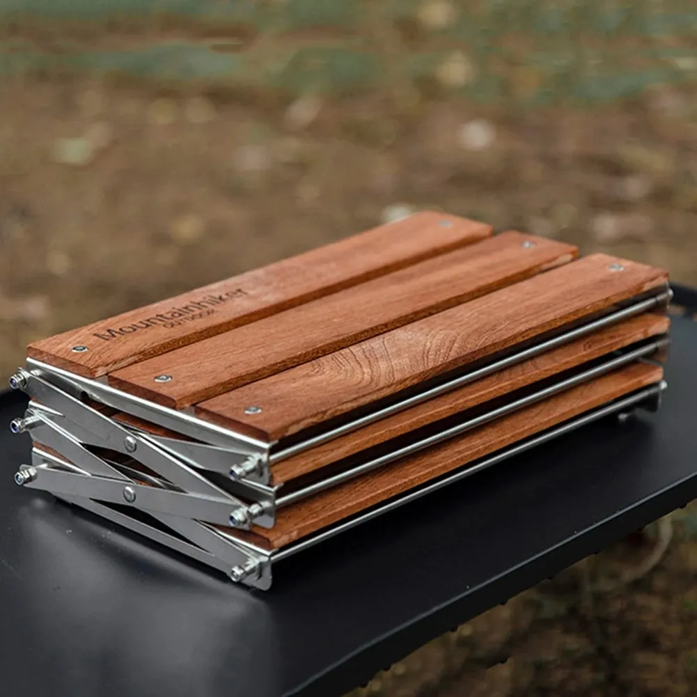 Portable Three-tier Rack - Folding Table for Outdoor Activities