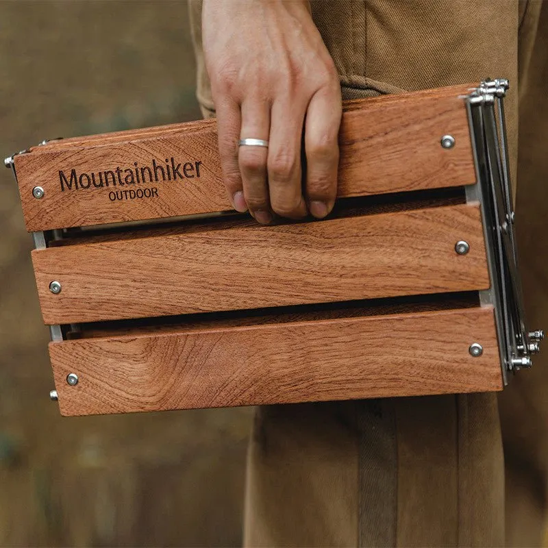 Portable Three-tier Rack - Folding Table for Outdoor Activities