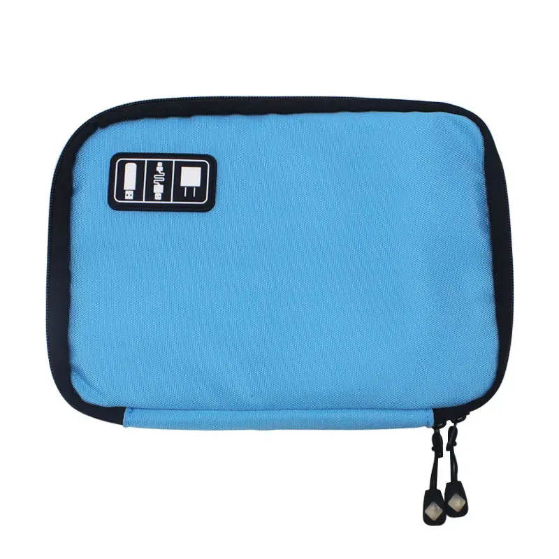 Portable Travel Cable Organizer Bag - Waterproof Electronic Accessories Storage