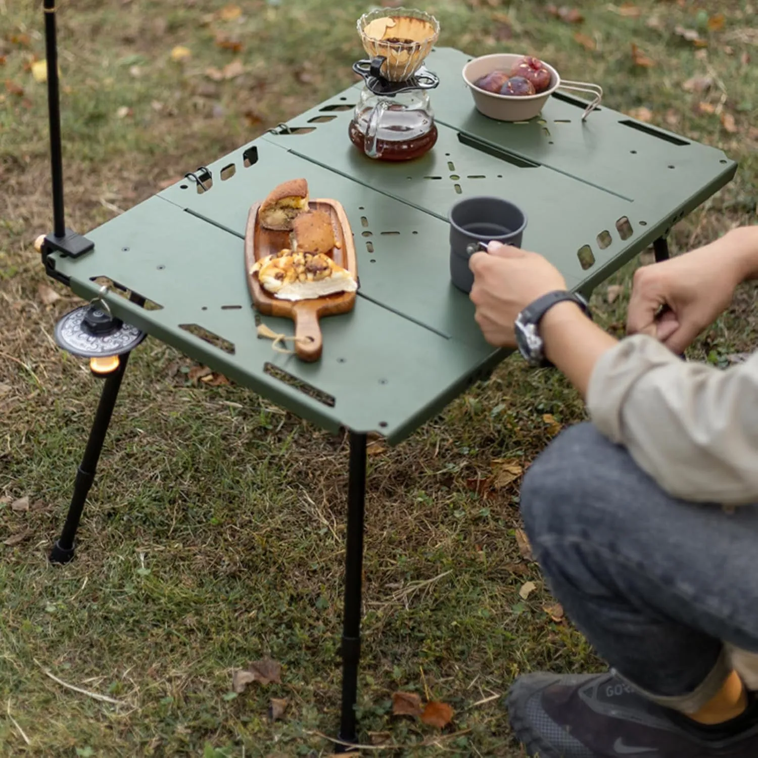 Portables Folded Table Corrosions Table Aluminum Camping Table for Outdoor Gatherings