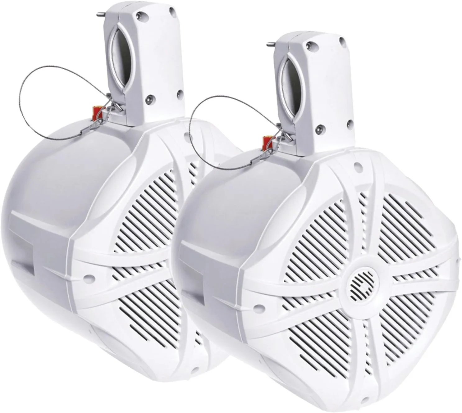 Power Acoustik MWT‐80W Marine Grade 8" Wake Tower Speaker Enclosure, White