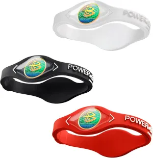 Power Balance the Original Genuine Performance Wristband, Silicone rubber Wristbands Bracelets sports bracelet wristband for men women, power 3 pack bangles, safe Waterproof Lightweight durable, size of M M L（M 19.0CM/L 20.5CM)
