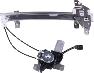 Power Window Lift Regulator on Rear Left Drivers Side with Motor Assembly Replacement for 1997-2005 Buick Century 1997-2004 Buick Regal 1998-2002 Oldsmobile Intrigue
