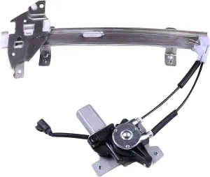 Power Window Regulators Rear Right Passengers Side with Motor Assembly Replacement Parts for 1997-2003 Pontiac Grand Prix 4 Door