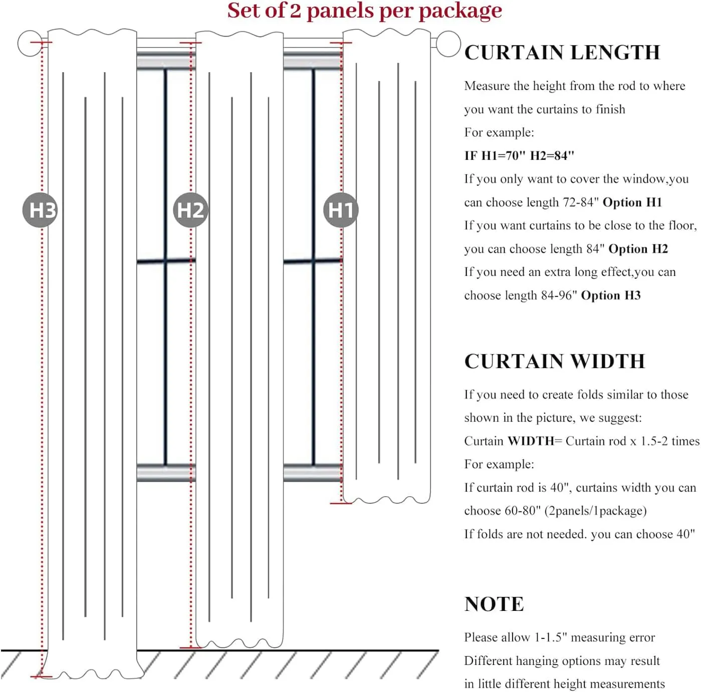 Primitive Linen Curtains for Living Room 96 Inches Long,Rustic Country Style Drapes Complete Blackout Dark Out Curtains for Bedroom/Playroom/Classroom Rod Pocket,Back Tab,Hook Belt(50Wx96L 2Panels)