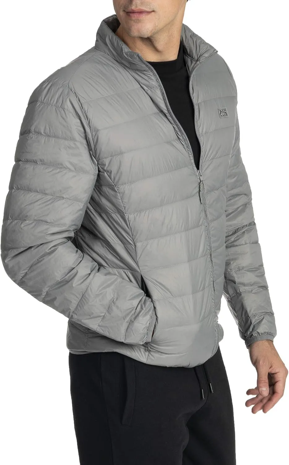 Pro Club Men's Lightweight Packable Water-Resistant Down Jacket