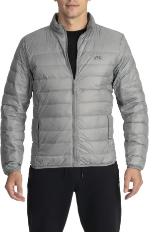 Pro Club Men's Lightweight Packable Water-Resistant Down Jacket