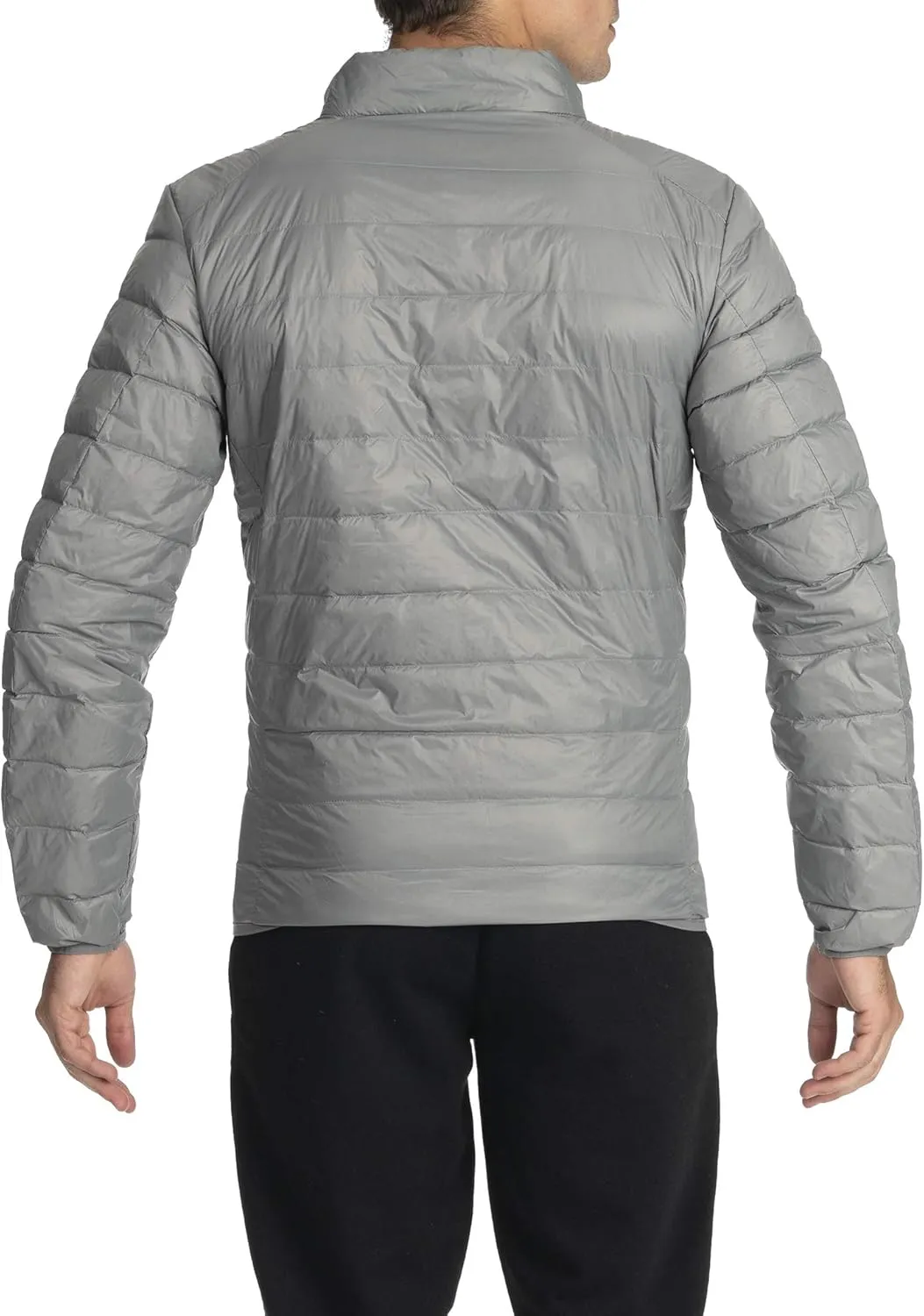 Pro Club Men's Lightweight Packable Water-Resistant Down Jacket