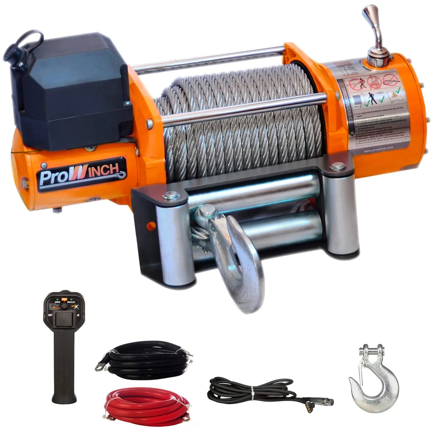 Prowinch 20000 lbs Electric Waterproof 10 Ton Winch 12V