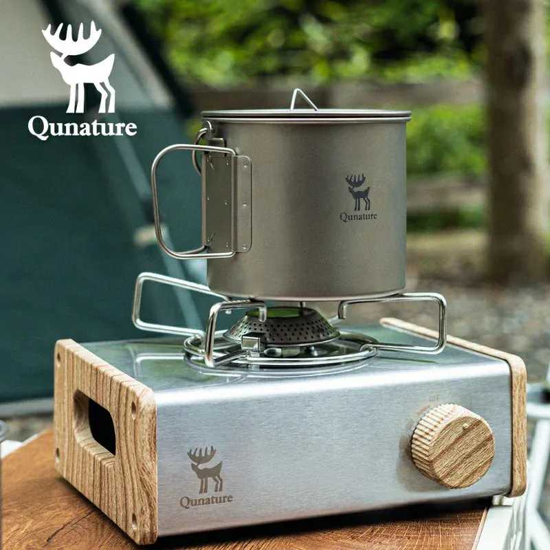 Pure Qunature Camping Bold Titanium Foldable 1100ml Closing soon Cup with Lightweight Handle