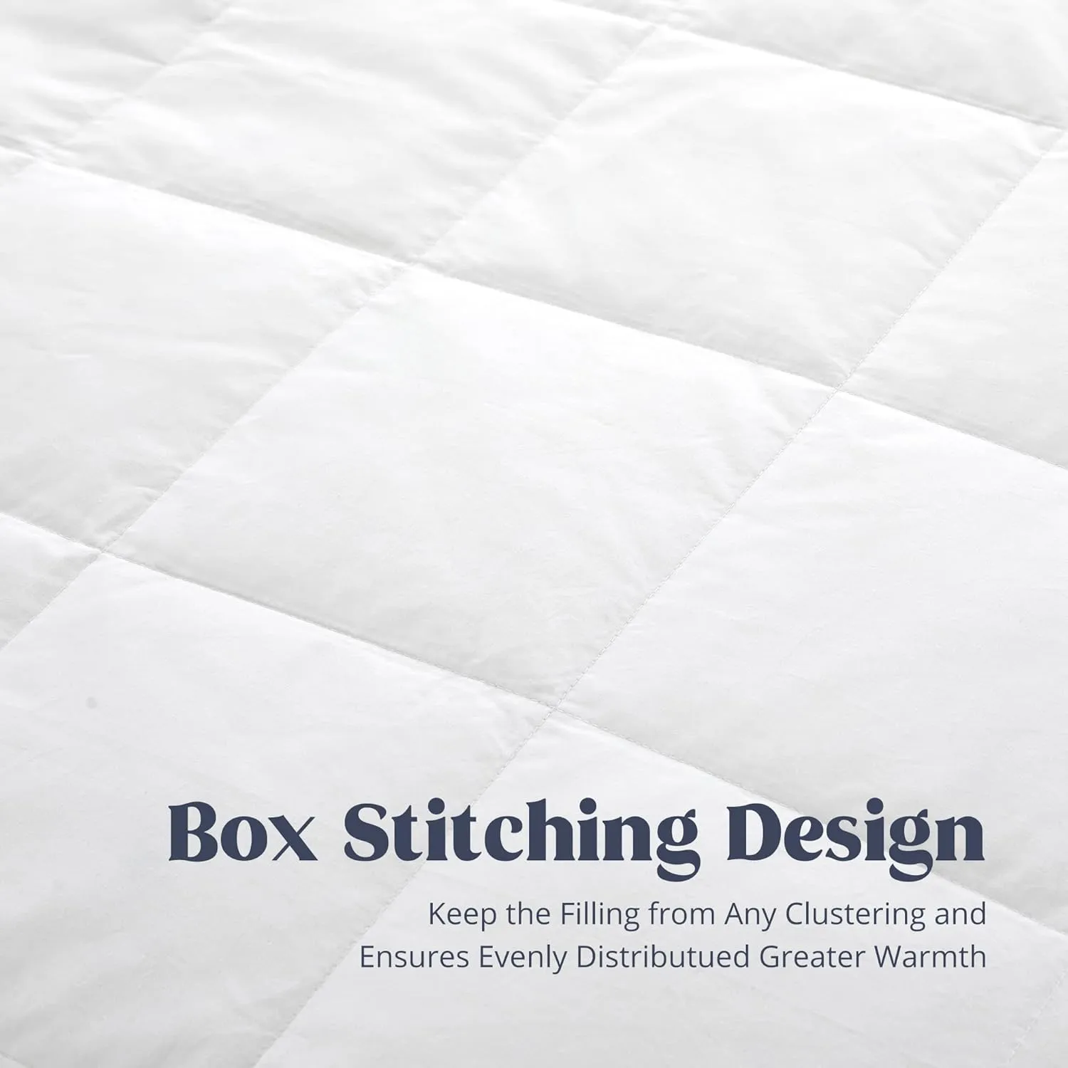 puredown® Blankets Queen Size - Soft Lightweight Down Blanket for All Seasons, Cozy Warm Luxury Bed Blanket with Satin Trim, Cotton Cover, White (90"X90")
