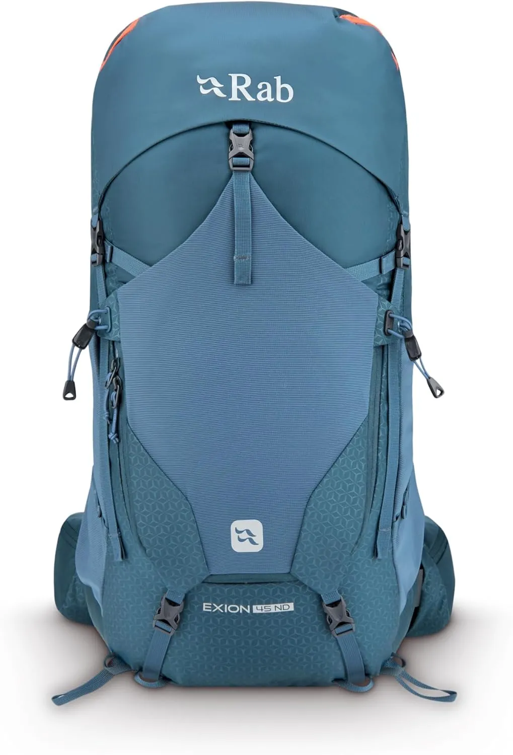 Rab Women's Exion ND Backpack Comfortable Pack for Hiking, Trekking, & Backpacking - Orion Blue - 45-Liter (Back Length - Small/Medium)