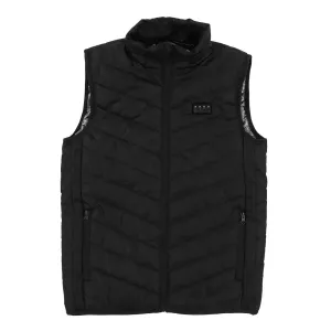 Rechargeable Heated Vest,17 Area Electric Heating Vest Intelligent Constant Temperature 4 Switch 3 Gear Smart Heated Vest (3XL)