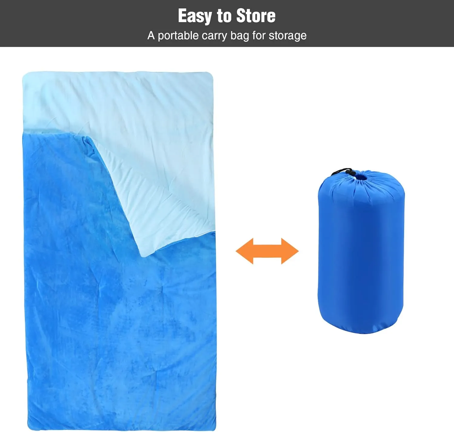 REDCAMP Kids Mummy Sleeping Bag for Camping, 3 Season Cold Weather Sleeping Bag Fit Boys,Girls & Teens, Blue/Rose Red
