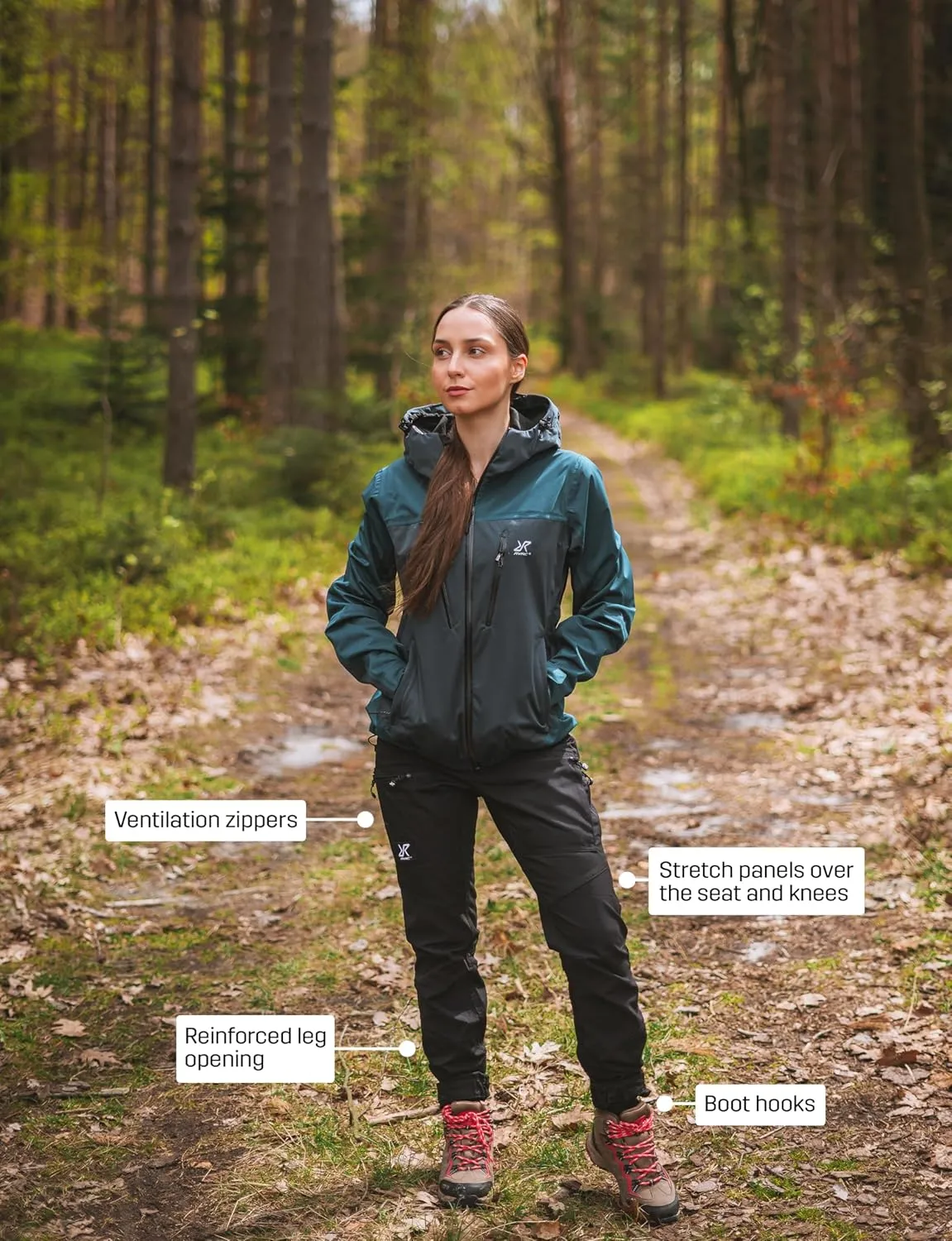 RevolutionRace Women's Nordwand Pro Pants, Durable and Ventilated Pants for All Outdoor Activities