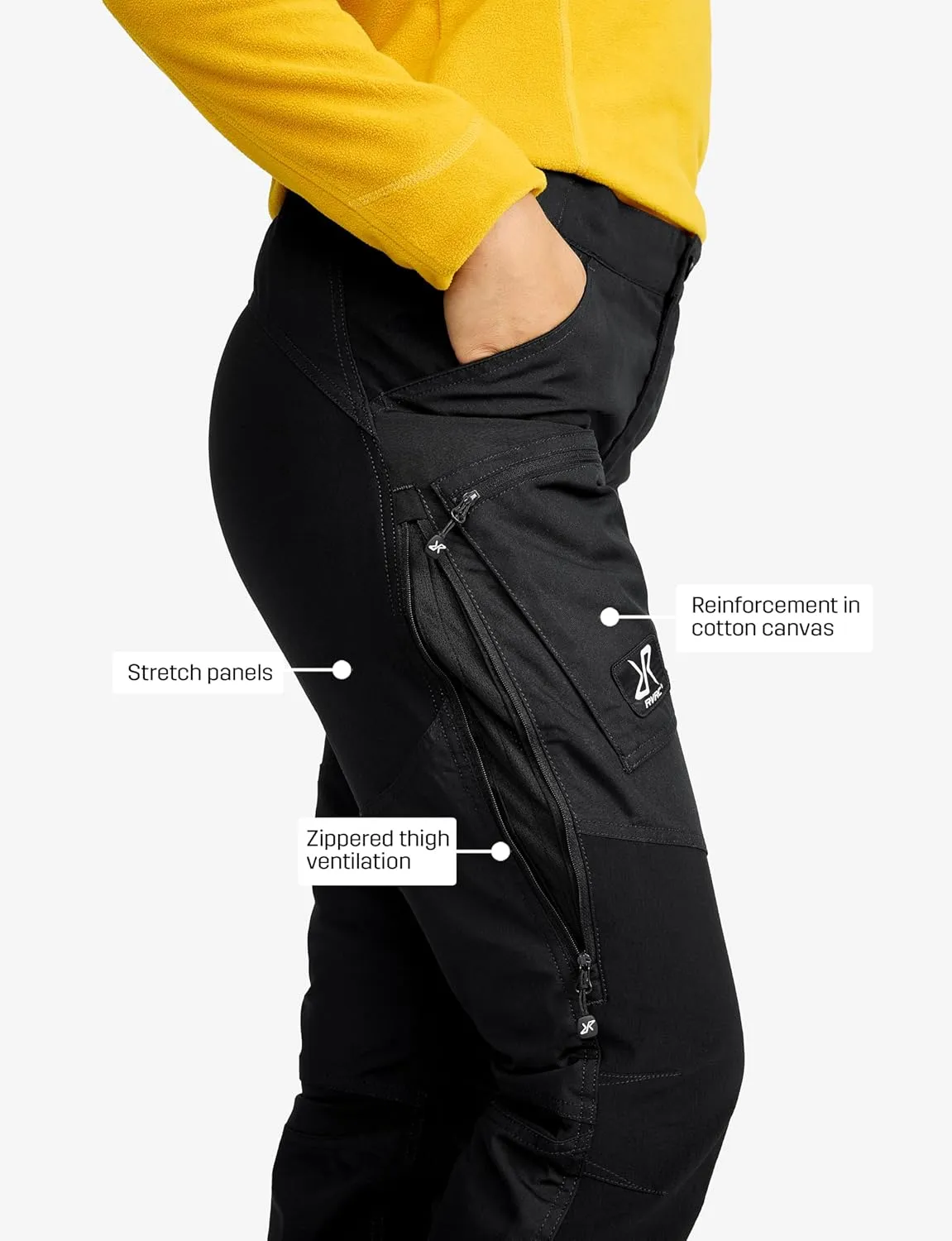 RevolutionRace Women's Nordwand Pro Pants, Durable and Ventilated Pants for All Outdoor Activities