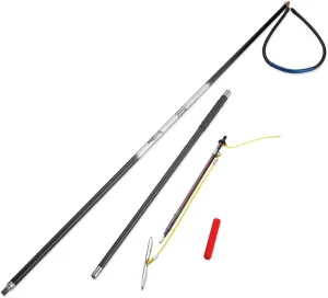 Riffe Carbon Fiber Pole Spear with Sub-mini Ice Pick Detachable Tip (9 Foot (3-piece))