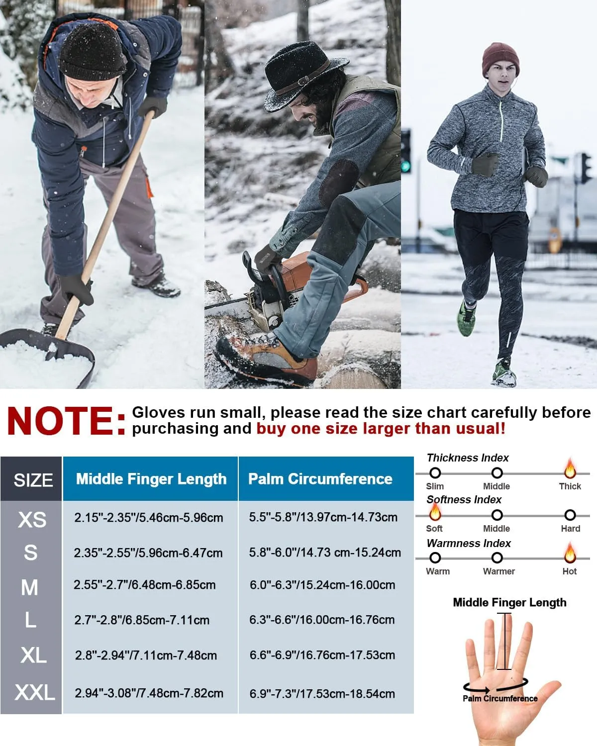 RIGWARL Waterproof Gloves for Cold Weather with 3M Thinsulate, Extreme Cold Winter Snow Glove 7 Layer Thermal Men Women/Youth
