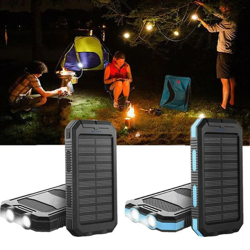 RoyaleGlow 500000 MAH Solar Charger, Waterproof Power Bank, External