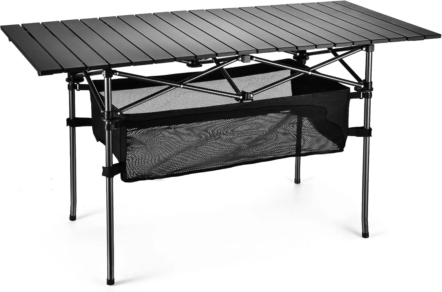 Sanny Outdoor Folding Portable Picnic Camping Table, Aluminum Roll-up Table with Easy Carrying Bag for Indoor,Outdoor,Camping, Beach,Backyard, BBQ, Party, Patio, Picnic