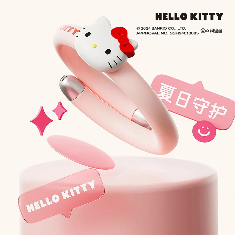 Sanrio Hello Kitty Mosquito Repellent Bracelet with Essential Oil Sticks - 6 Pieces