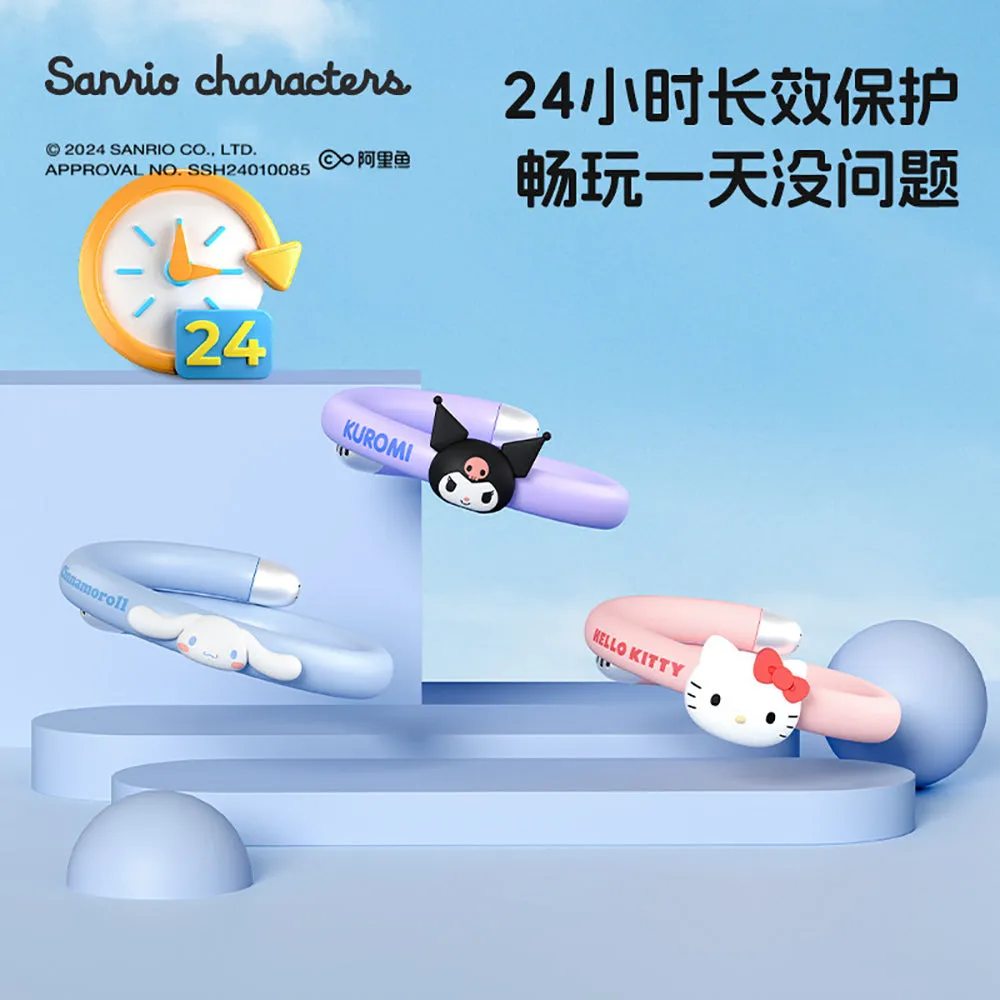 Sanrio Hello Kitty Mosquito Repellent Bracelet with Essential Oil Sticks - 6 Pieces