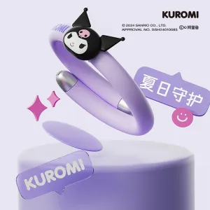 Sanrio Kuromi Mosquito Repellent Essential Oil Bracelet with 6 Oil Sticks