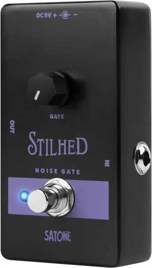Satone S810 Stilhed Noise Gate Electric Guitar Effect Pedal - Noise Suppressor Effect Acoustic Metal Pedal with True Bypass