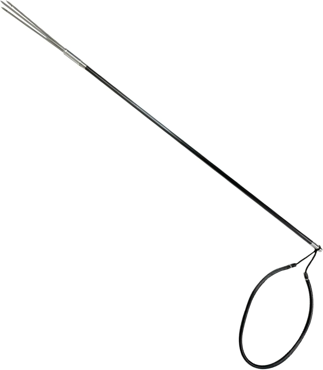 Scuba Choice Carbon Fiber 5' One Piece Spearfishing Pole Spear with 3 Prong Barb SS Paralyzer Tip
