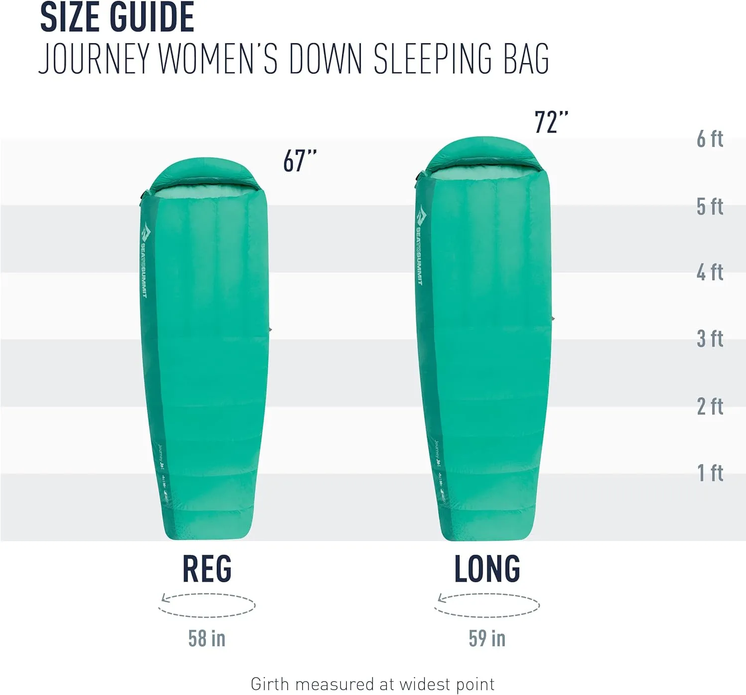 Sea to Summit Journey Women’s Down Sleeping Bag