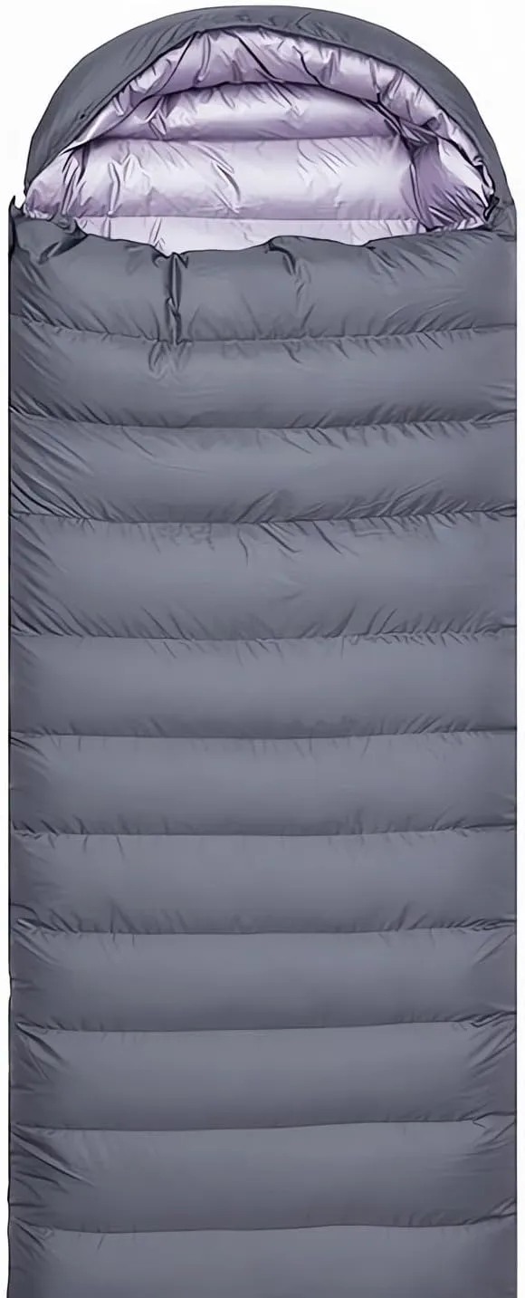 Seasons Outdoor Camping Sleeping Bags Can be Joined Together Sleeping Bags for Adult Thickened Down Sleeping Bags for Cold Protection and Warmth Preservation