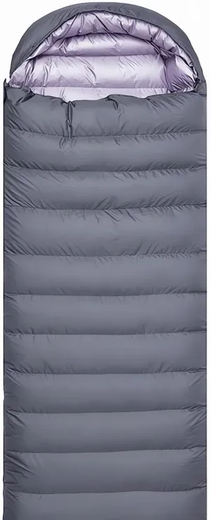 Seasons Outdoor Camping Sleeping Bags Can be Joined Together Sleeping Bags for Adult Thickened Down Sleeping Bags for Cold Protection and Warmth Preservation