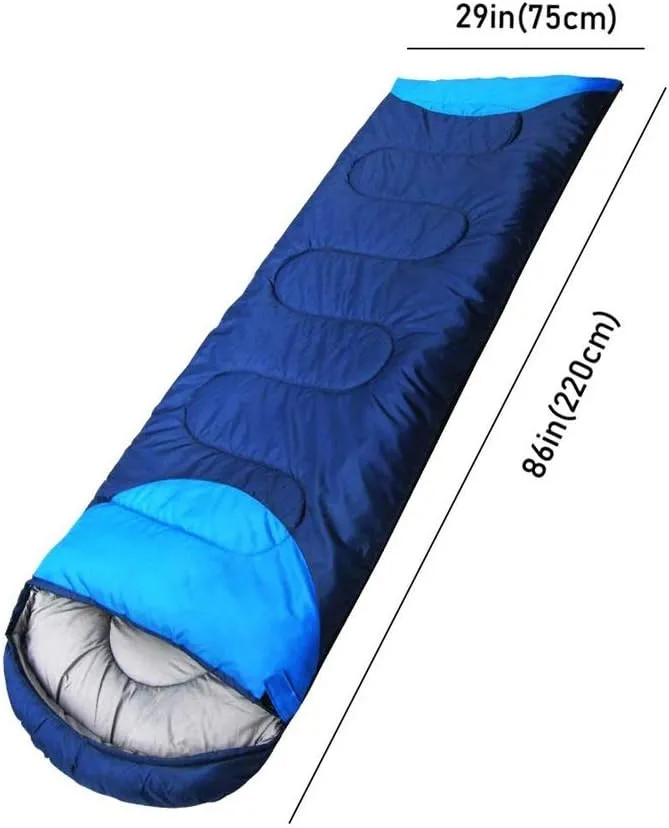 Seasons Sleeping Bag, Compact & Lightweight Sleeping Bags for Indoor/Outdoor Sleepover Camping Backpacking Hiking Festival