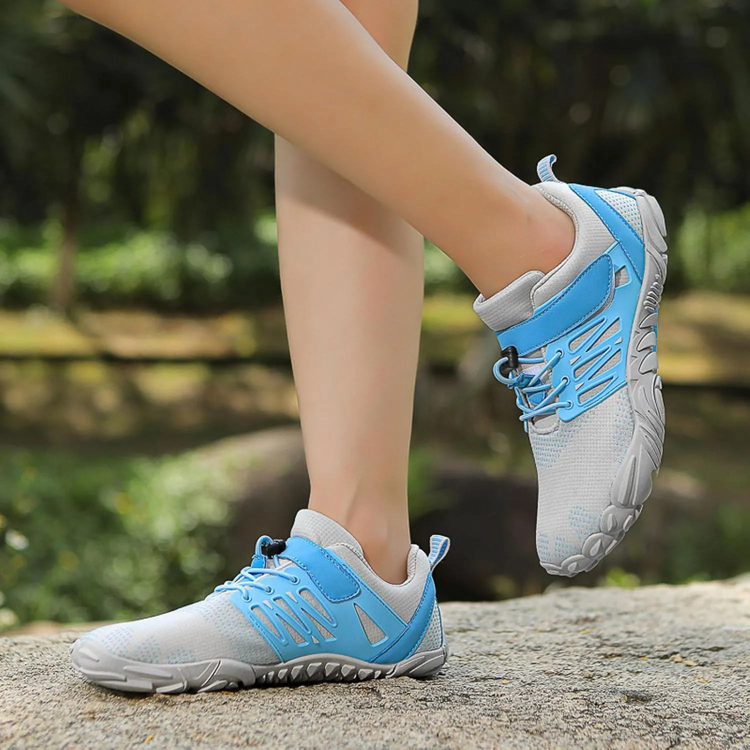 SECHRITE Women's Men’s Barefoot Hiking Shoes Minimalist Trail Running Sneakers Zero Drop Sole Wide Toe Box Parkour Trekking Workout Footwear