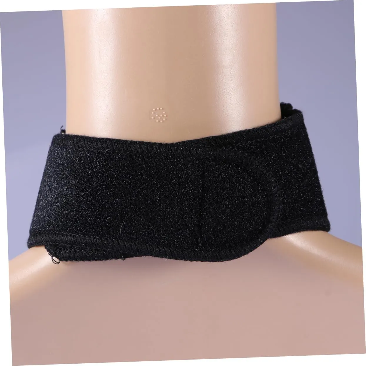 Self-Heating Neck Guard Men Sleeping Heated Magnetic Support Tourmaline Self-Heating Lumbar Protector Thermal Shoulder Brace Neck Exerciser Neck Brace Cover Fake Neck Brace Black
