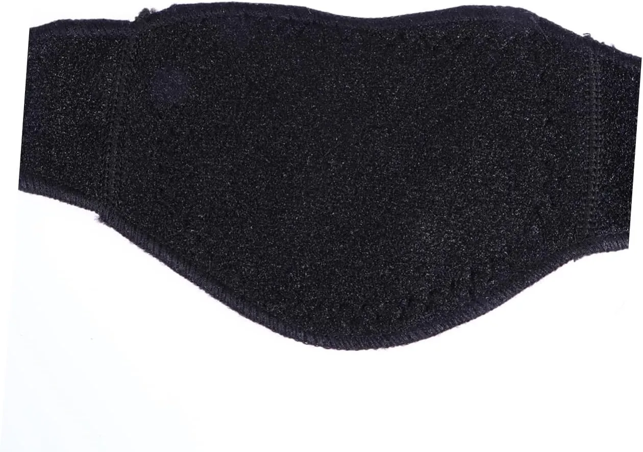 Self-Heating Neck Guard Men Sleeping Heated Magnetic Support Tourmaline Self-Heating Lumbar Protector Thermal Shoulder Brace Neck Exerciser Neck Brace Cover Fake Neck Brace Black