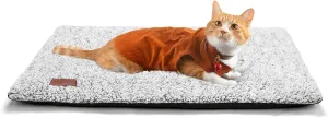 Self Warming Cat Bed Self Heating Cat Dog Mat 29.1 x 18.9 inch Extra Warm Thermal Pet Pad for Indoor Outdoor Pets with Removable Cover Non-Slip Bottom Washable