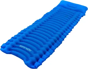 SereneLife Backpacking Air Mattress Sleeping Pad - Waterproof Lightweight Sleep Pad Inflatable Camping Sleeping Mat w/Carrying Bag - for Camping, Backpacking, Hiking