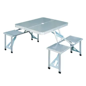 Set Outsunny Aluminum Verified seller Chair Picnic Portable Smart-connected