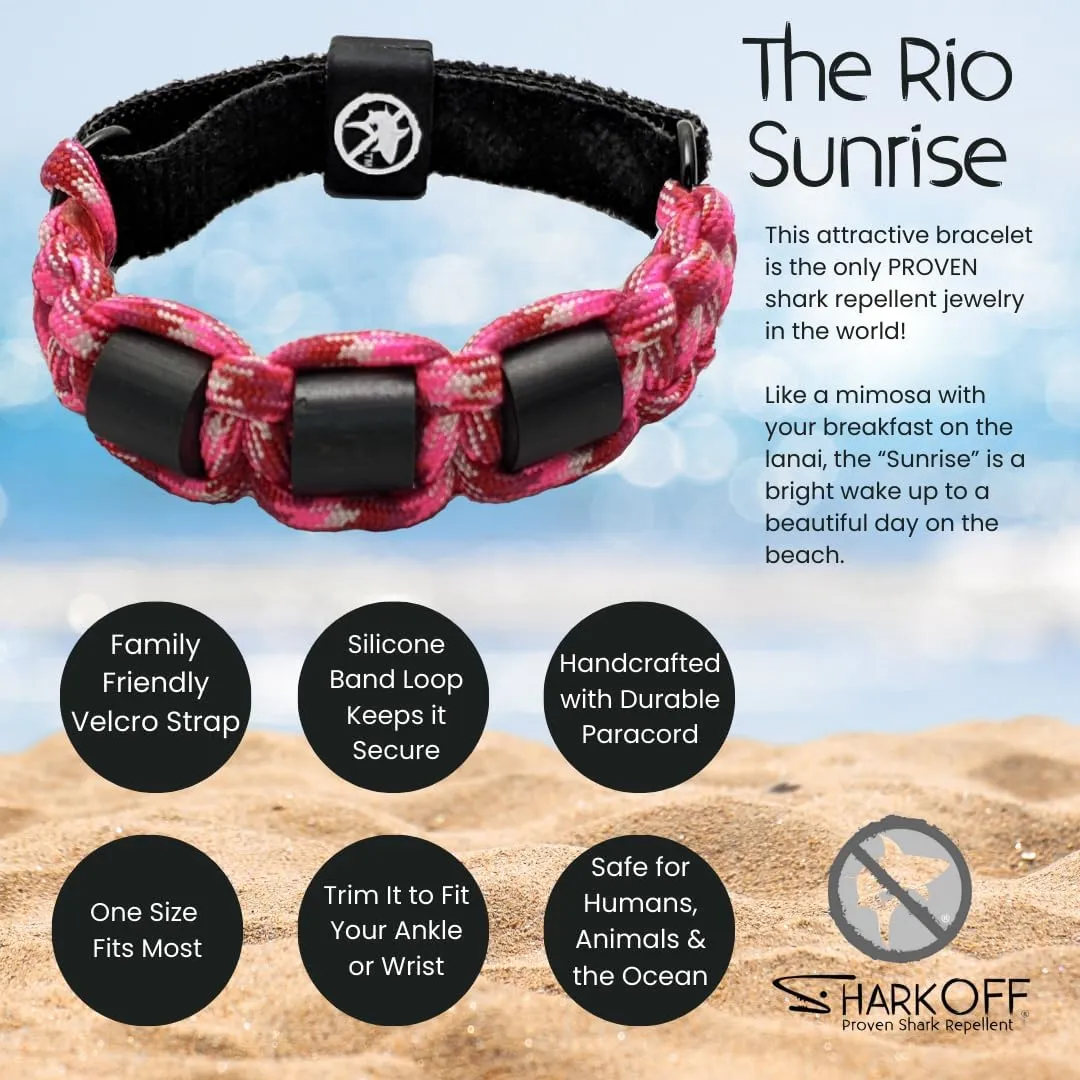 Shark OFF® Proven Shark Repellent Bracelet Jewelry | The Rio | Deter Sharks with Science Backed Shark Repellent | Swimming, Surfing, Diving, Snorkeling and All Ocean Activities